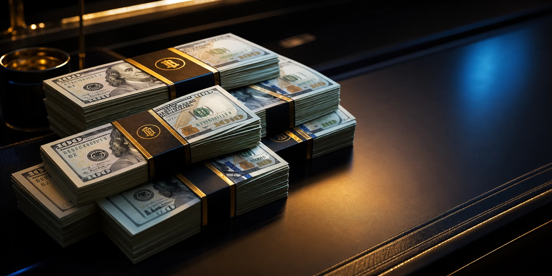 Commission payout cash bundles for the Eagles Automations partner network